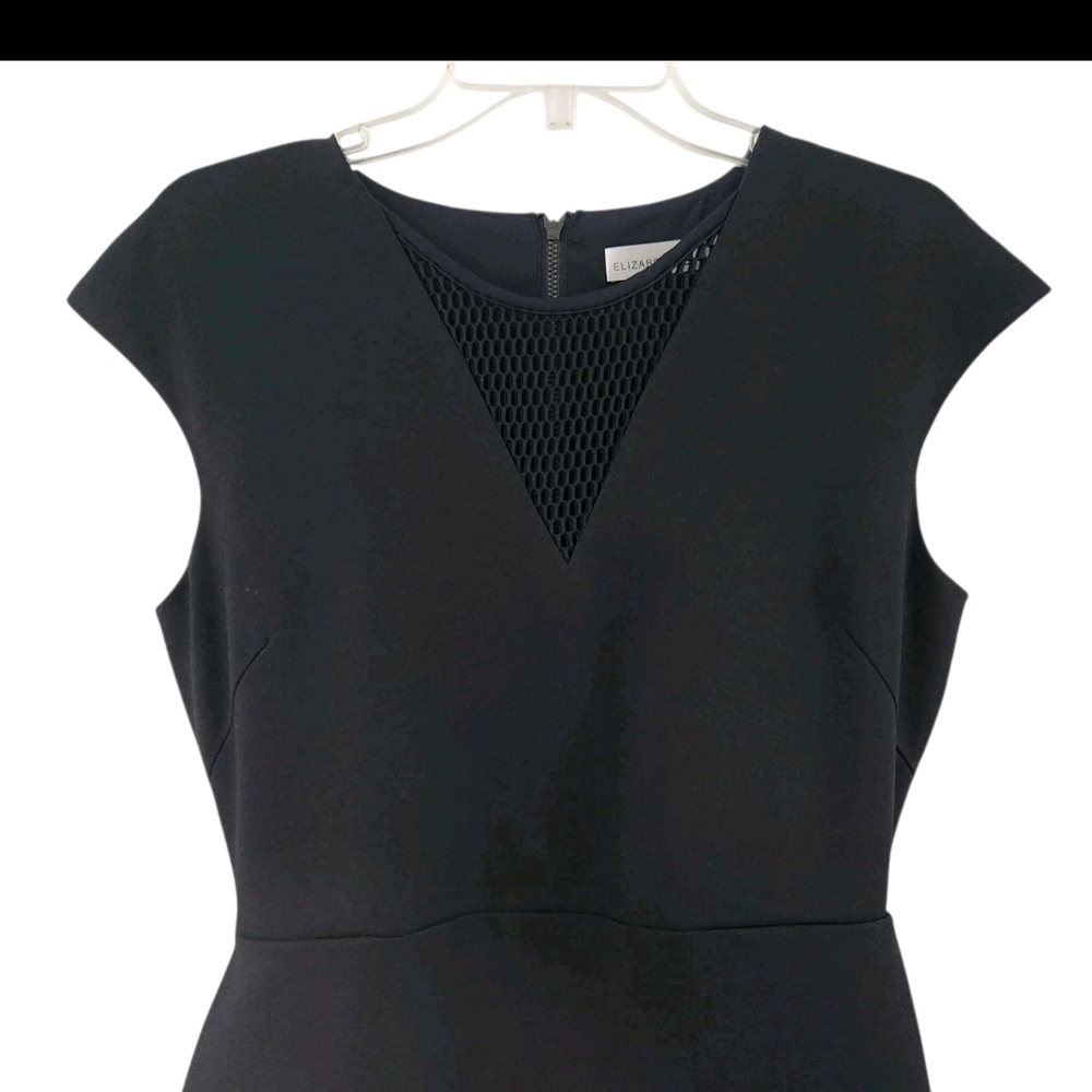 Elizabeth & Clarke The James Dress Unstainable Black Womens Size 10 New NWT - Picture 2 of 11